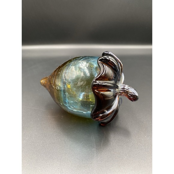 pier one Other - Pier1 Imports Art Glass Collection Acorn Plum/Amber/Blue 5 Inch